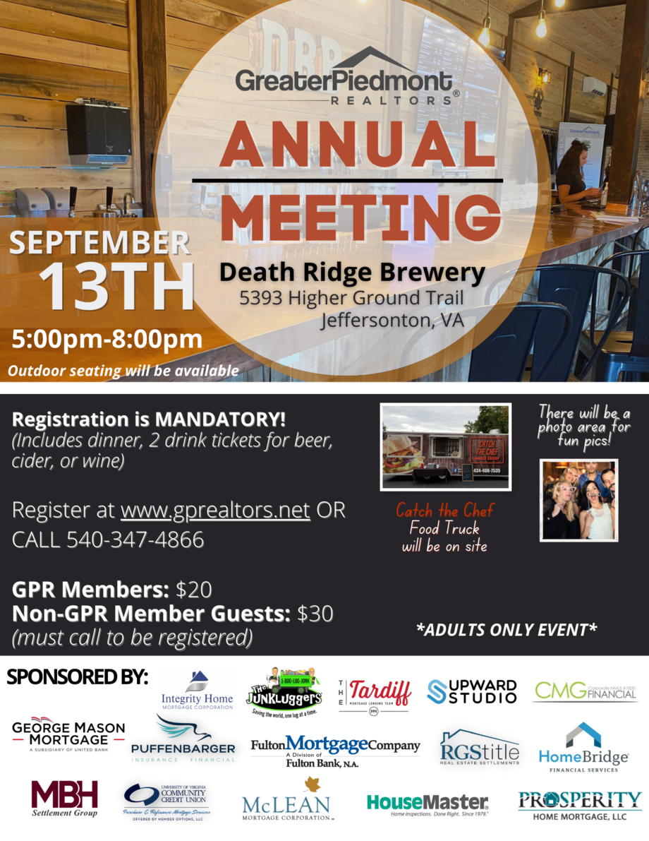 2022 Annual Meeting Flyer