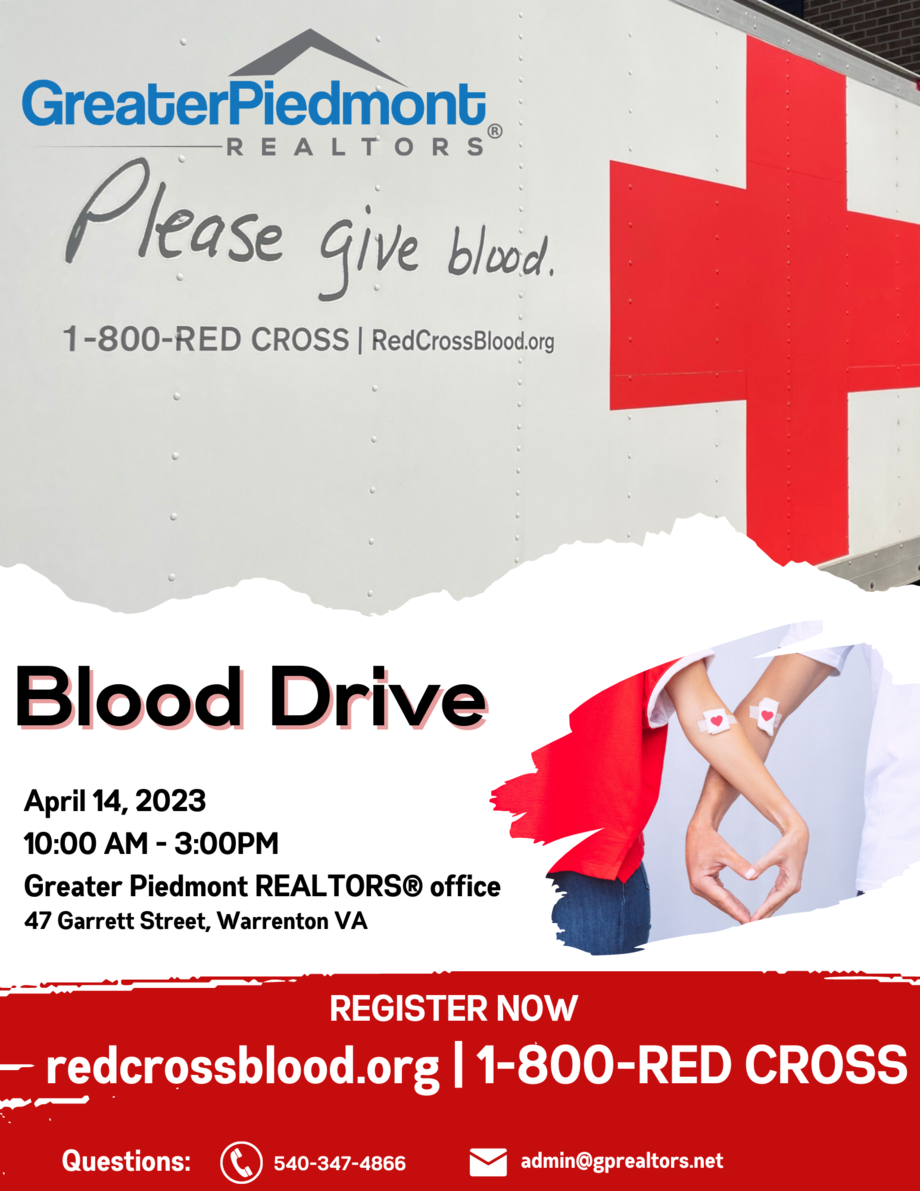 Blood Drive April 14, 2023