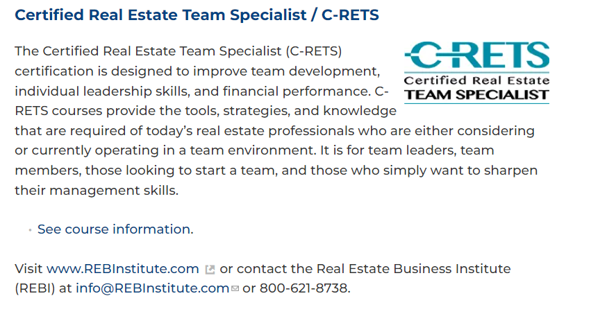 https://www.nar.realtor/education/designations-and-certifications/certified-real-estate-team-specialist-c-rets