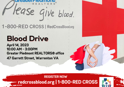 Blood Drive at Greater Piedmont REALTORS®