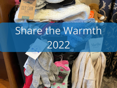 CARES Committee Share the Warmth donation drive 2022