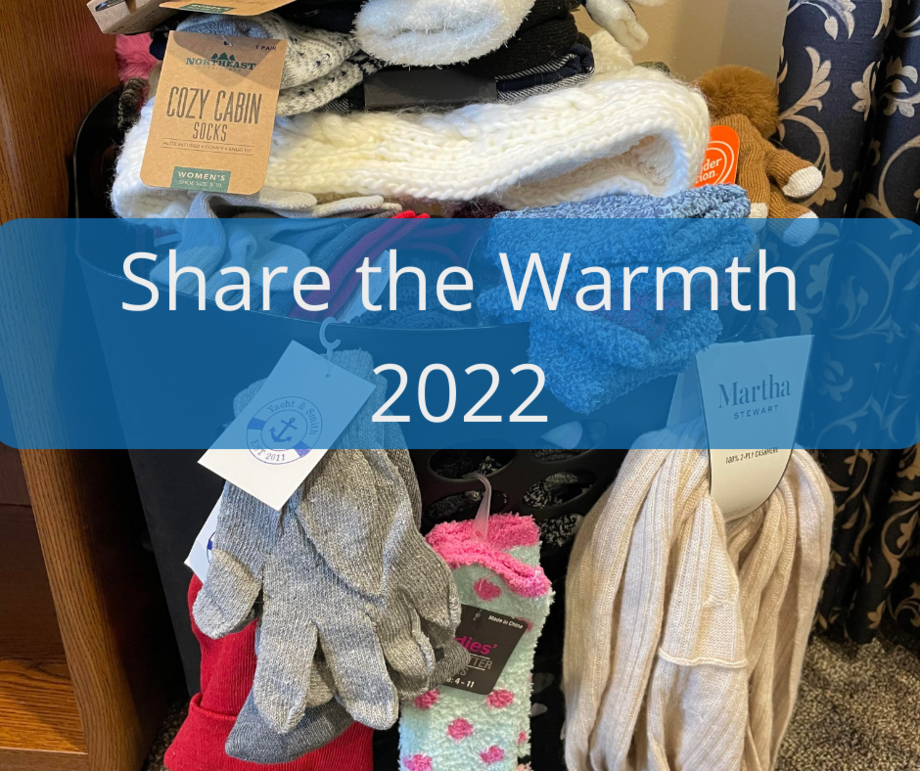 CARES Committee Share the Warmth donation drive 2022