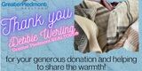 CARES Committee Share the Warmth donation drive 2022