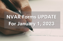 January 1, 2023 NVAR Form Changes