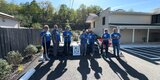 Good Neighbors Committee mulching project with Foothills Housing