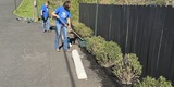Good Neighbors Committee mulching project with Foothills Housing