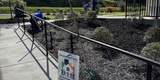Good Neighbors Committee mulching project with Foothills Housing