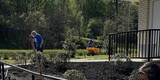 Good Neighbors Committee mulching project with Foothills Housing