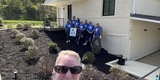 Good Neighbors Committee mulching project with Foothills Housing